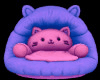 Cozy Cat Chair Purple