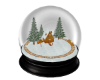 Holiday snow globe
