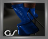 GS Blue Latex Boots