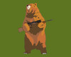 Armed Bear Sticker