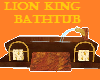 Lion King nursery bath