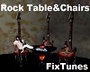 Rock  Club Table&Chairs