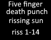 five finger rising sun