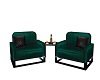 Emerald Chairs + Drink