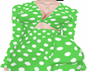 Green Polkadot Dress