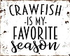 CA - Crawfish Season Wht