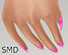 !! Sexy Pink Nails Long