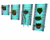 dollhouse wall plants