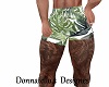 tropical muscle shorts