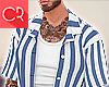 -CR- LineBlue Striped