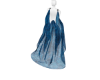Queen Bella Drape -Blue