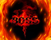Smoking flame background