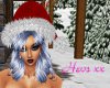Santa hat icyblue hair