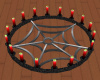 Ritual candle ring/red