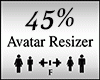 Avatar scaler 45% F/M