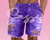 Jean Shorts Purple