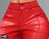 h. Red Leather Pants RLL