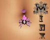 pink camo belly ring