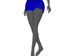 Lace Skirt - Blue
