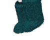 JEMMA2 TEAL FUR BOOTS