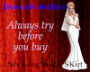 Nix Long Bridal Skirt