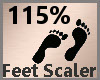 Feet Scaler 115% F