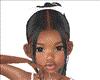 Long Blk Ponytail Bow