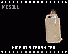 Hide In A Trash Can
