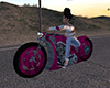 PINK CHOPPER MOTORCYCLE