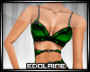 E~ Hot Dress Green