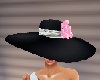pink flower hat