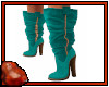 *C CowGirl Boots Teal