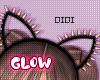 !D Spike Glow Ears Peach