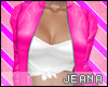 !J! Pink Leather Jacket