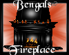 -A-PVC Bengals Fireplace