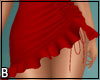 Red Ruffle Skirt