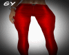 Red bright pant