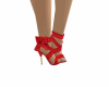 Chiffon Red Shoes