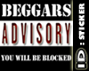 (ID) Advisory Beggars