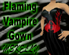 Flaming Vampire Gown