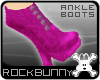[rb] Leopard Boots Pink