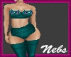 Meow Outfit RL Teal