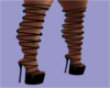 Vix-Strapped Heels Black