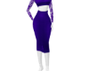 A^ Sophia Dress Purple