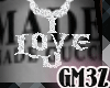 [G] I Love U Bling Chain