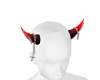 devil red glow horns
