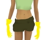 gloves yellow