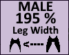 Leg Thigh Scaler 195%