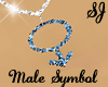 [SJ] Male Symbol blue