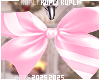 Pink Bow Earrings